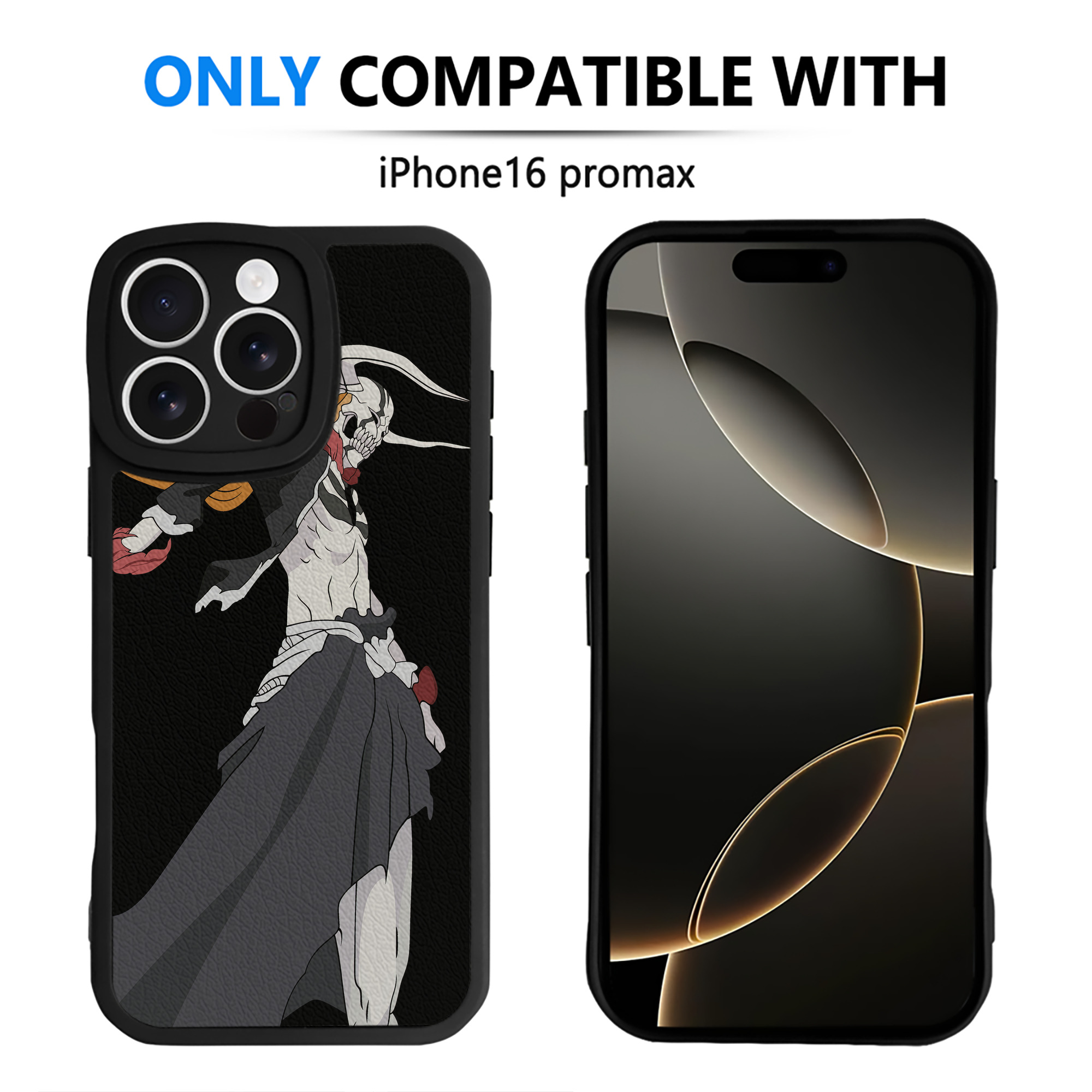 （画像用） ブリーチ BLEACH 【iPhone 16シリーズ対応】シリコンスマホケース（レザー調） 材質：シリコン